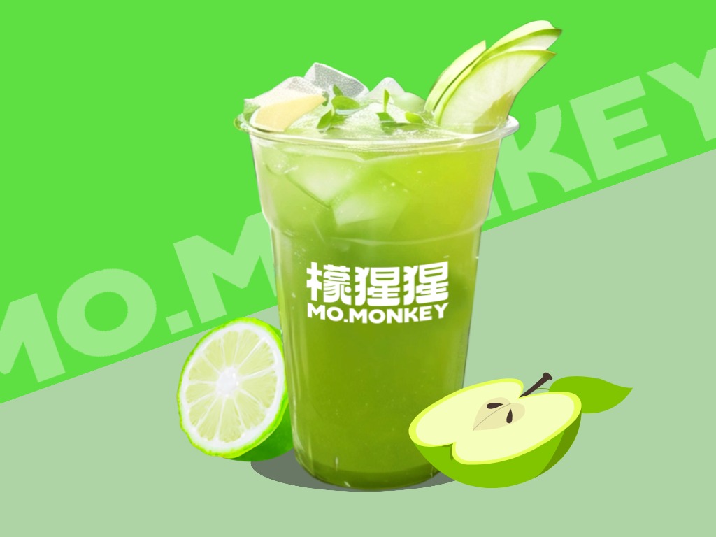青苹果柠檬茶