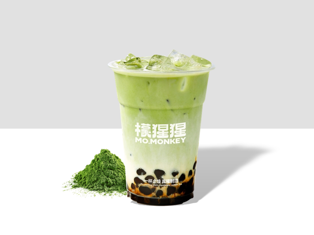 抹茶黑糖珍珠牛奶