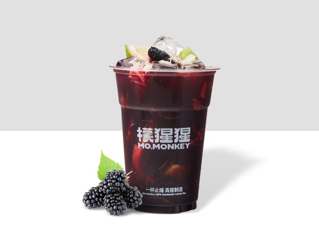 桑椹柠檬茶